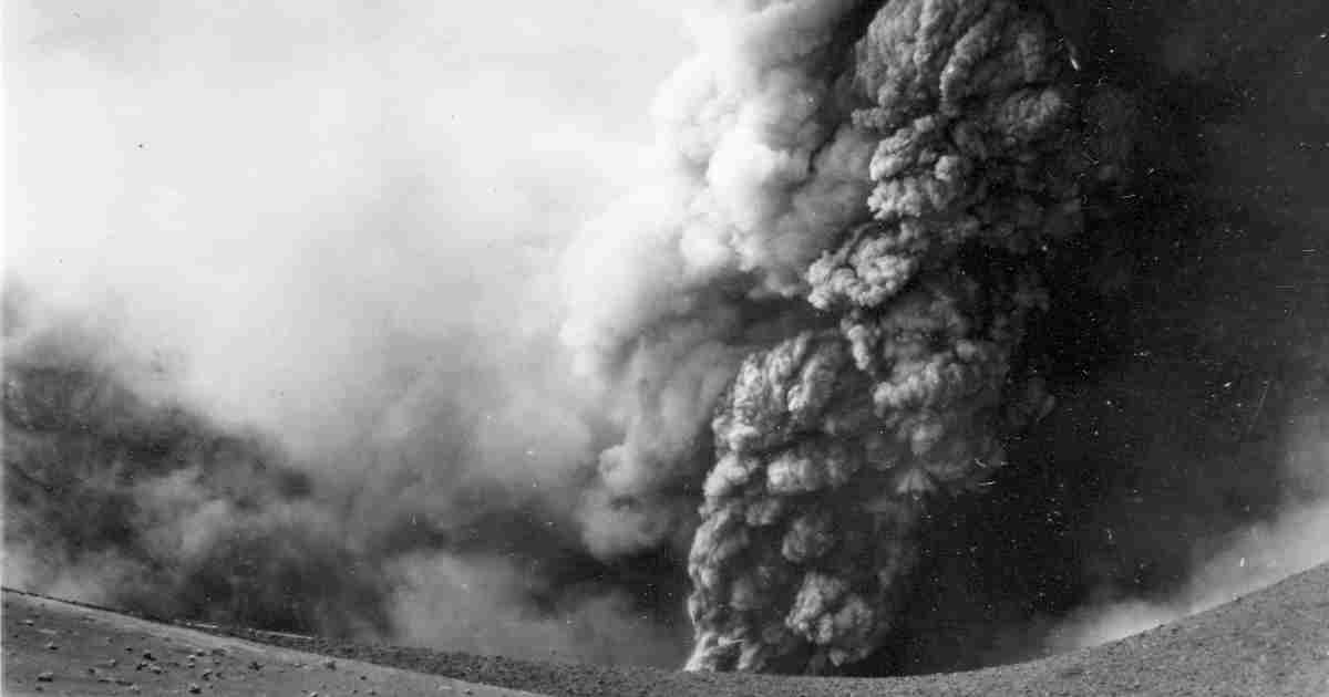 erupcion del volcan paricutin en 1943